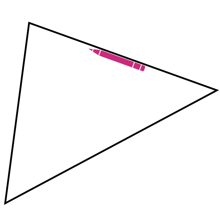 Innenwinkelsumme mit Stiftbewegung erfahren